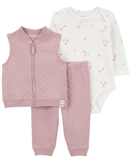 Carter's 3-Piece Quilted Vest Set