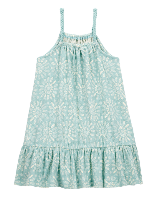 Carter's Toddler Floral Crinkle Jersey Dress