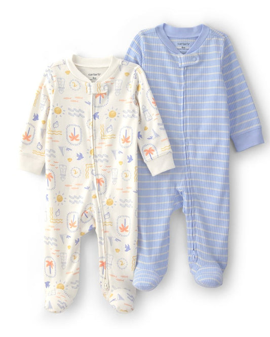Carter's Baby Boy 2-Pack Santori Sleep & Play Pajamas