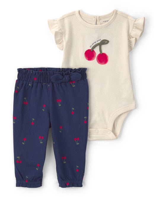 Carter's Baby Girl 2-Piece Bodysuit & Pant Set