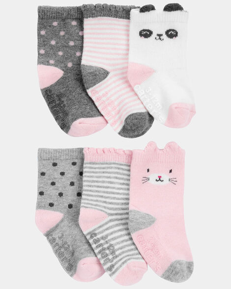 Carter's Baby 6-Pack Critter Socks