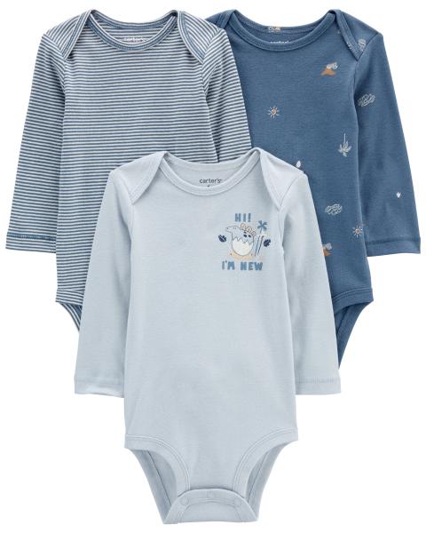 Carter's Baby 3-Pack Long-Sleeve Original Bodysuits – Carter's Oshkosh