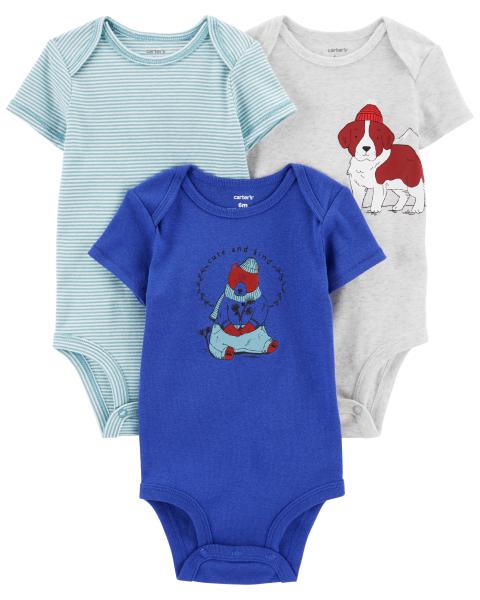 Carter's 3-Pack Short-Sleeve Bodysuits