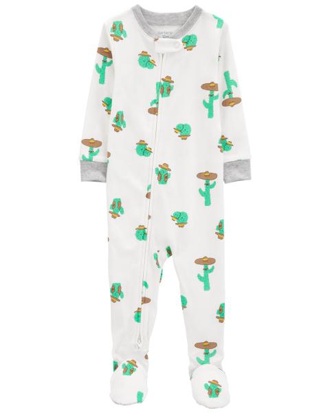 Carter's Toddler Cactus Print Cotton 1-Piece Pyjamas