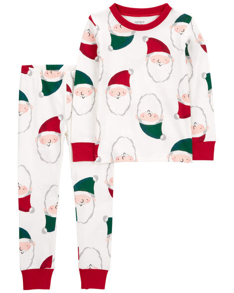 Carter's Baby 2-Piece Santa 100% Snug Fit Cotton PJs