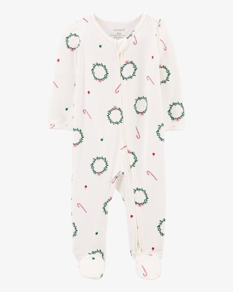 Carter's Baby Christmas Zip-Up PurelySoft Sleep & Play