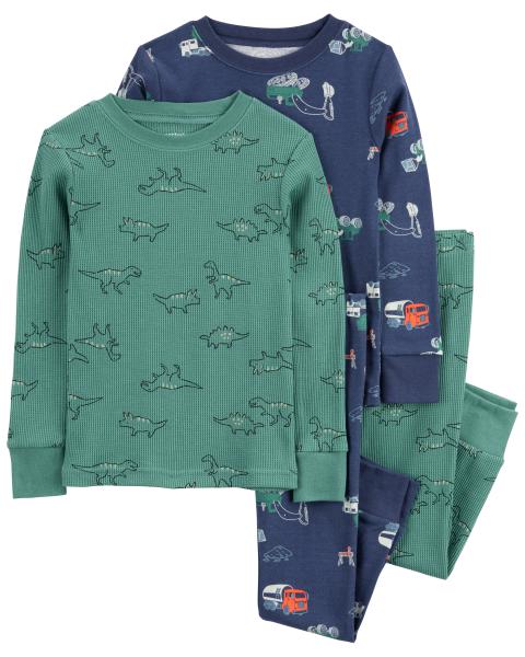 Carter's Baby 4-Piece Dinasour 100% Snug Fit Cotton Pajamas