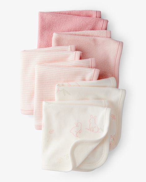 Carter's Baby 6-Pack Wash Cloths - Pink