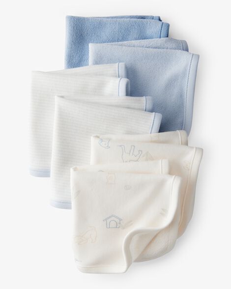 Carter's Baby 6-Pack Wash Cloths - Blue