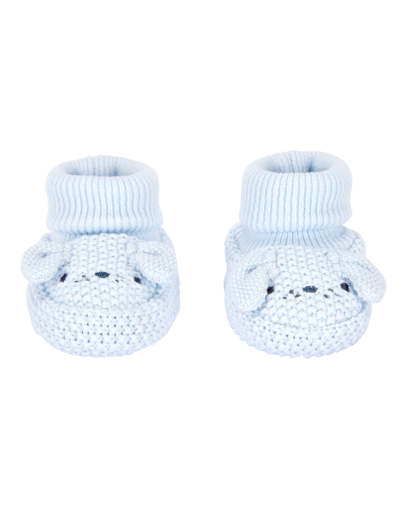 Carter's Baby Puppy Crochet Booties - Main Image