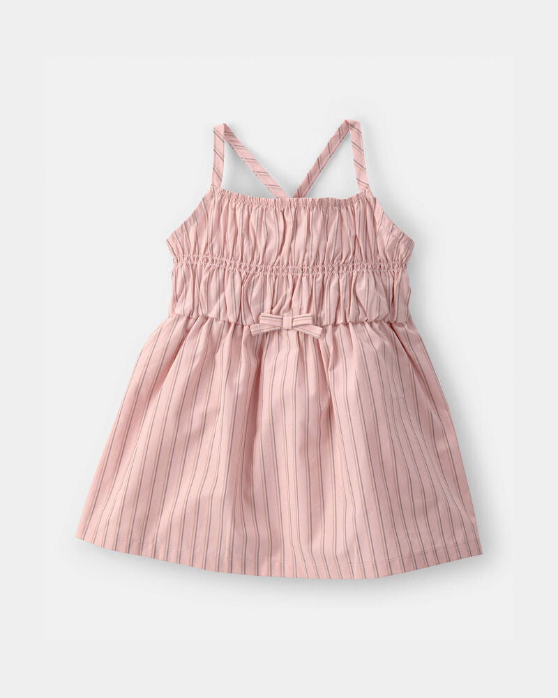Carter's Baby Girl Striped Sleeveless Dress - Pink Carter's Oshkosh Carter's Baby Girl Striped Sleeveless Dress - Pink Carter's Oshkosh