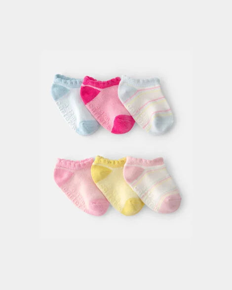 Carter's Baby Girl 6-Pack No Show Socks