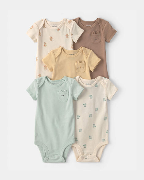 Carter's Baby 5-Pack Critter Multipack Bodysuits