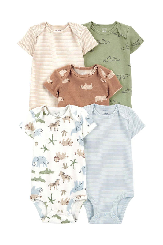 Carter's Baby 5-Pack Short-Sleeve Bodysuits