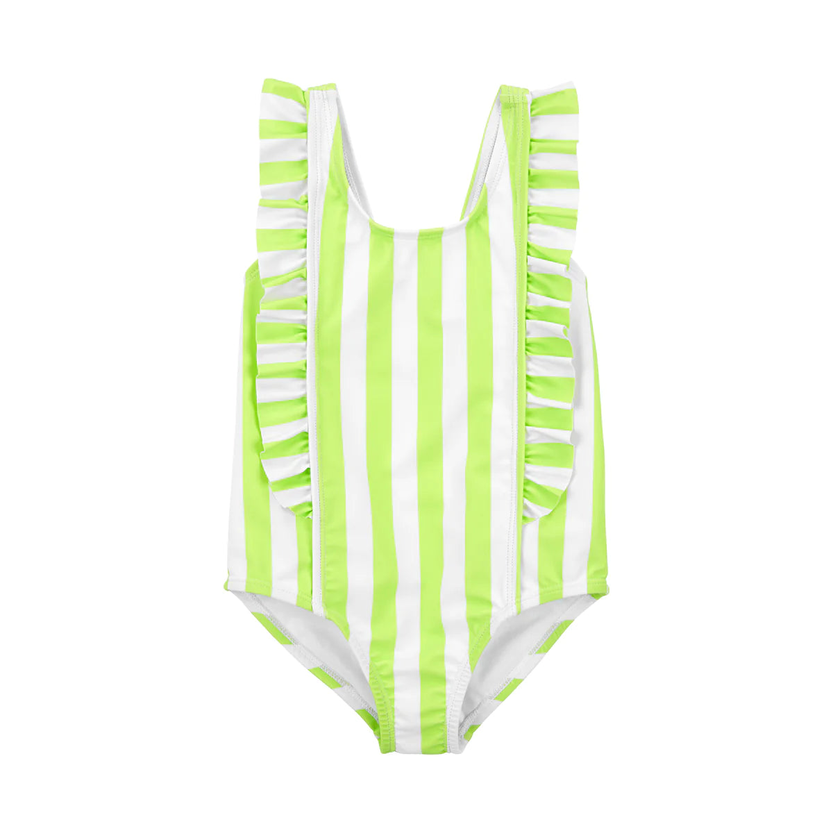 Carter s green striped playful swimsuit Carter s Oshkosh