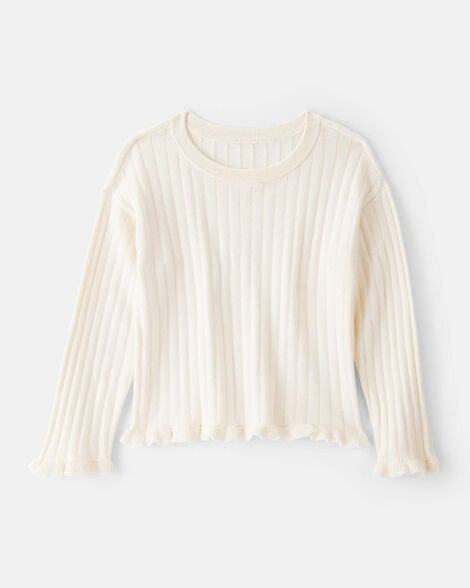 Oshkosh Toddler Girl Long-Sleeve Sweater - Cream