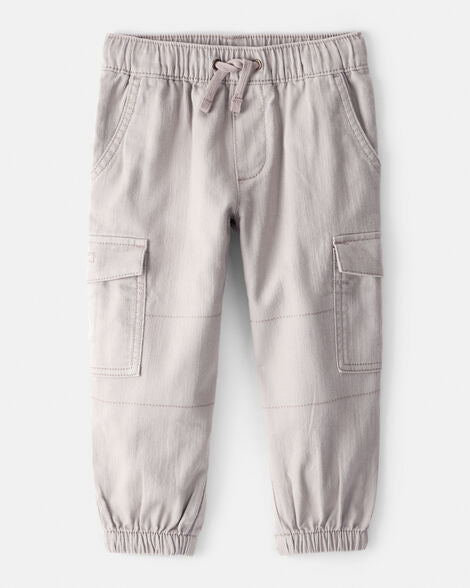 Carter's Toddler Boy Cotton Fashion Cargo Pants - Grey