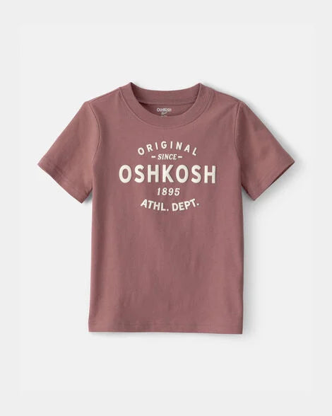 Oshkosh Toddler OshKosh Logo Short-Sleeve Graphic Tee - Brown