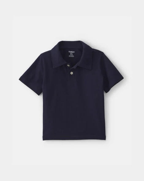 Oshkosh Toddler Boy Uniform Piqué Polo Shirt - Navy