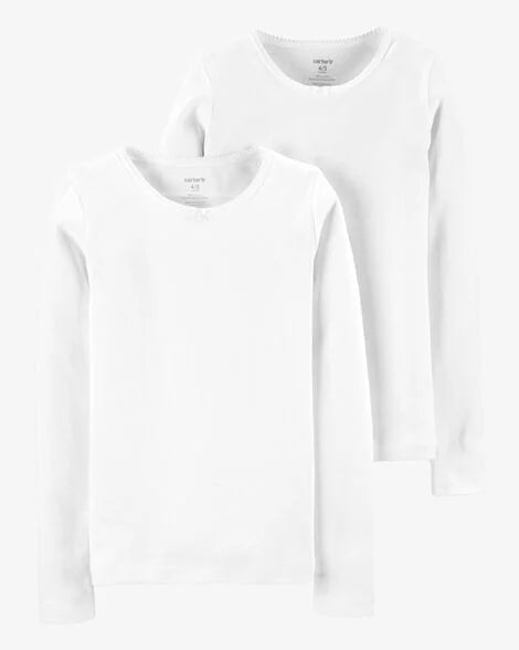 Carter's 2-Pack Cotton Long-Sleeve Undershirts