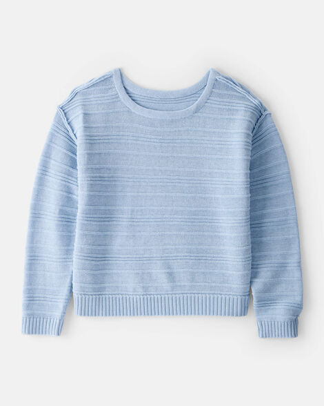 Oshkosh Girls Long-Sleeve Sweater - Blue