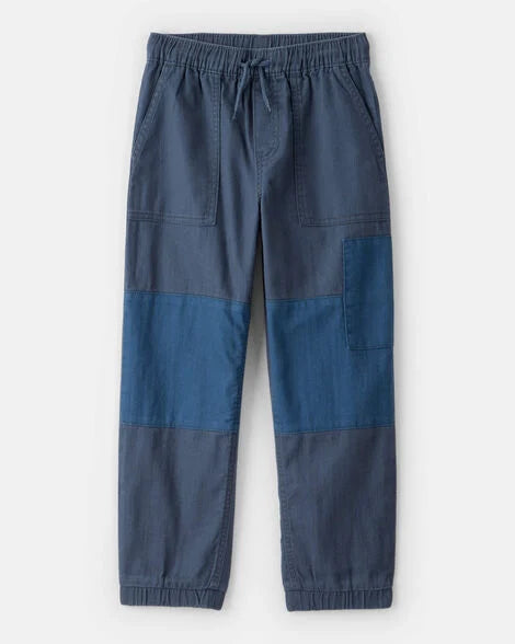 Oshkosh Boys Colorblock Cargo Joggers - Navy