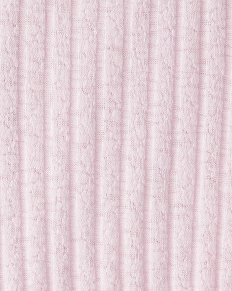 Oshkosh Girls Cinched Rib Top - Pink