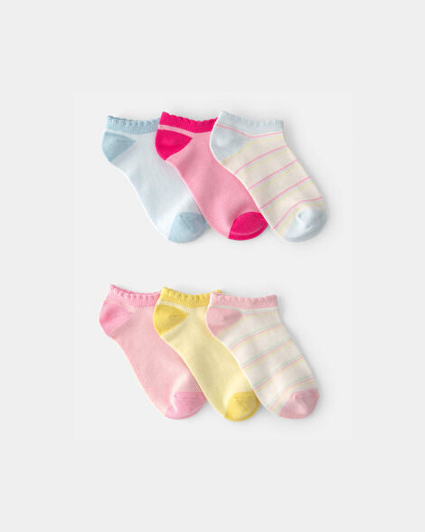 Carter's Girls 6-Pack No Show Socks