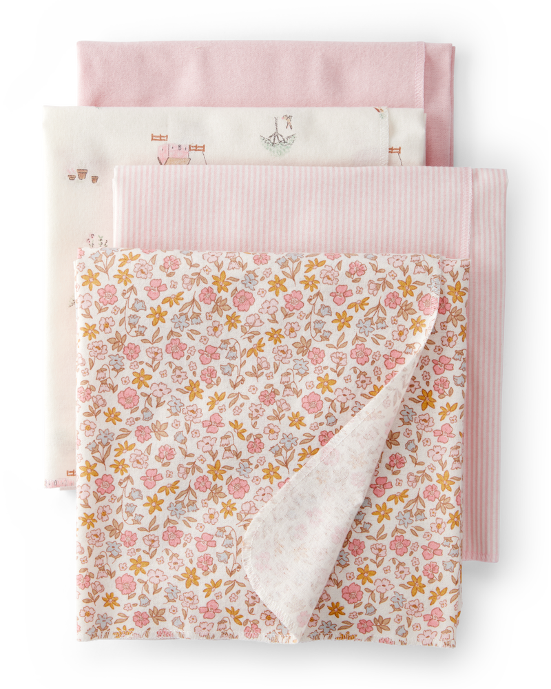 Carter's Baby 4-Pack Floral Receiving Blankets – Carter's Oshkosh