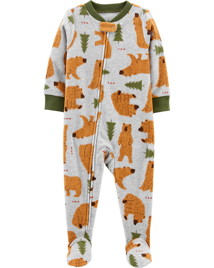 Carter s 1 Piece Bear Fleece Footie PJs Carter s Oshkosh