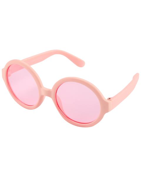 Light pink store round sunglasses