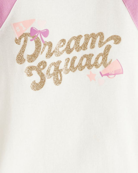 Carter's Toddler Girl Dream Squad 100% Cotton Long-Sleeve 4-Piece Pyjamas