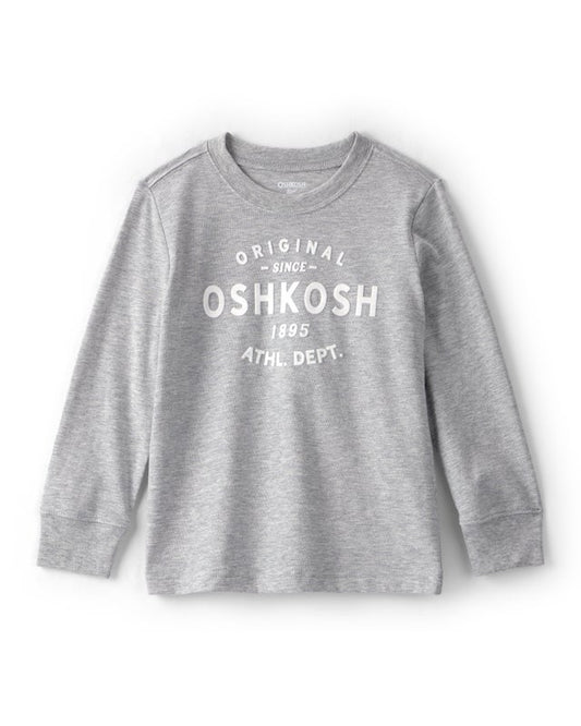 Oshkosh B'Gosh Grey Logo Long Sleeve