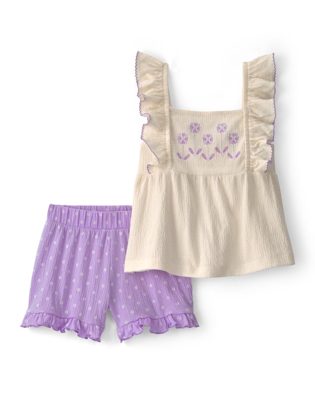 Carter's Toddler Girl 2-Piece Outfit Set - Purple
