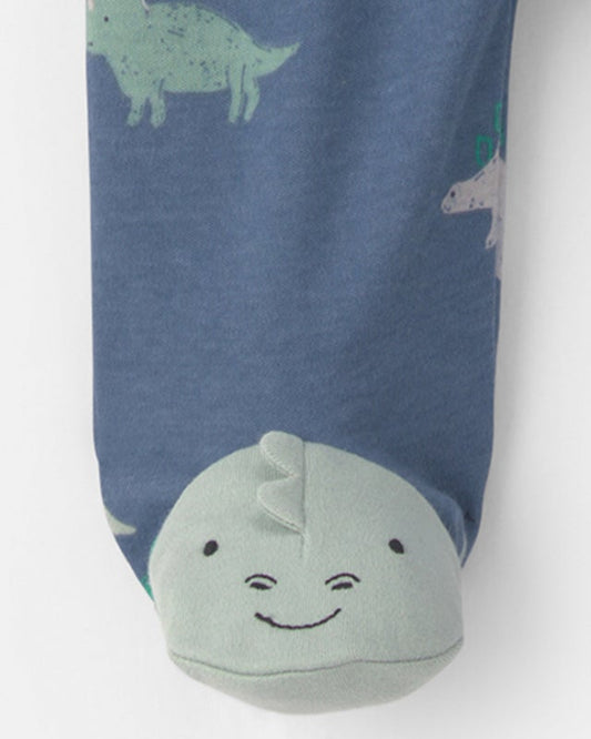 Carter's Baby Dinosaur 2-Way Zip Cotton Sleep & Play