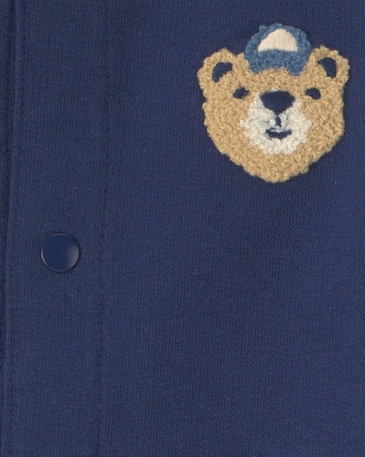 Carter's Baby Boy 3-Piece Bear Varsity Layering Set - Navy