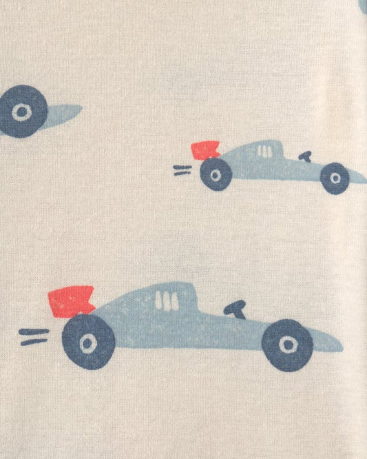 Carter's Baby Boy 3-Piece Race Car Fleece Layering Set - Blue