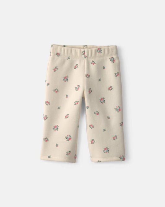 Carter's Baby Girl 3-Piece Floral Fleece Layering Set - Cream/Cora