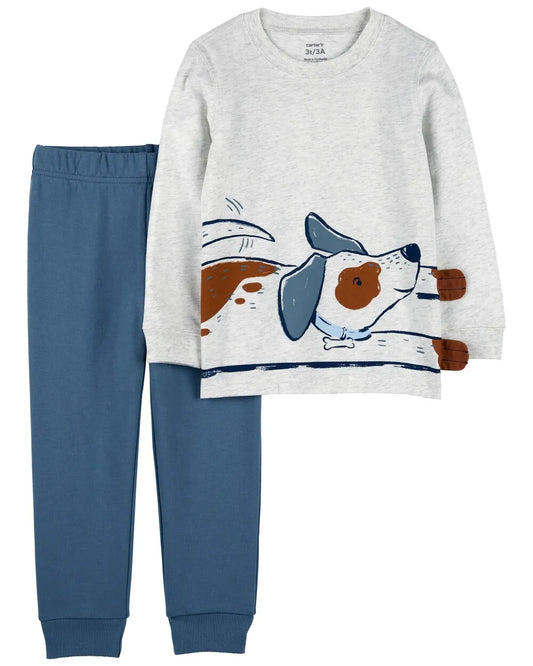 Carter's  2-Piece Set Dog Graphic Tee