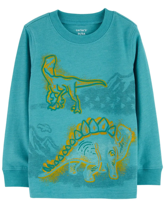 Carter's Toddler Dinosaur Print Jersey Tee