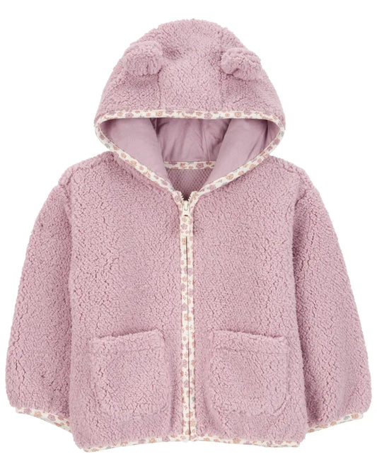 Carter's Hooded Zip Sherpa Jacket