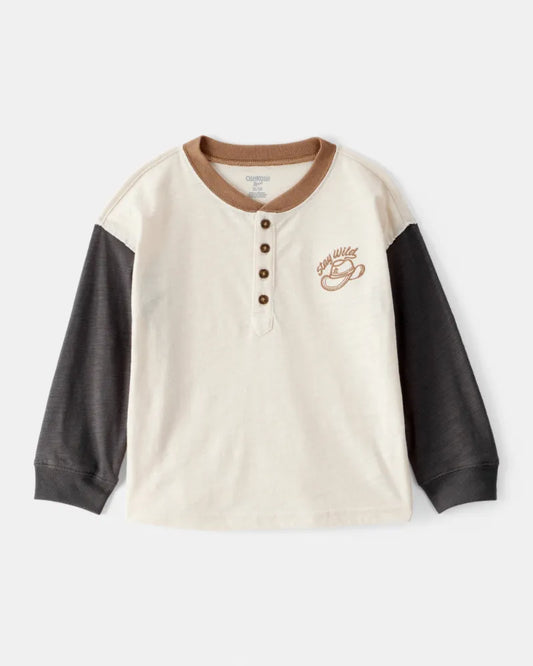 Oshkosh B'Gosh Stay Wild Henley Shirt
