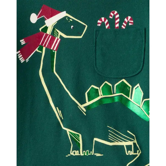 Carter's Toddler Boy Dinosaur Holiday T-Shirt