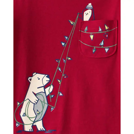 Carter's Toddler Boy Polar Bear Holiday T-Shirt