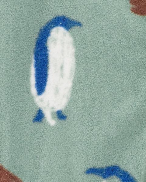 Carter's Infant Boys Penguin Fleece Jumpsuit
