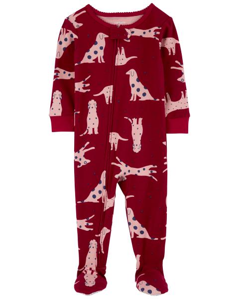Carter's 1-Piece Dog 100% Snug Fit Cotton Footie Pyjamas