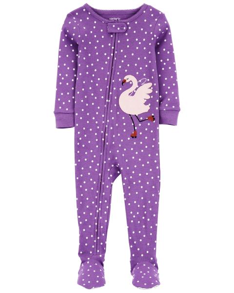 Carter's 1-Piece Flamingo 100% Snug Fit Cotton Footie Pyjamas