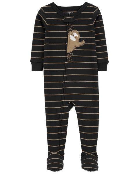 Carter's Toddler Baby 1-Piece Sloth 100% Snug Fit Cotton Footie Pajamas