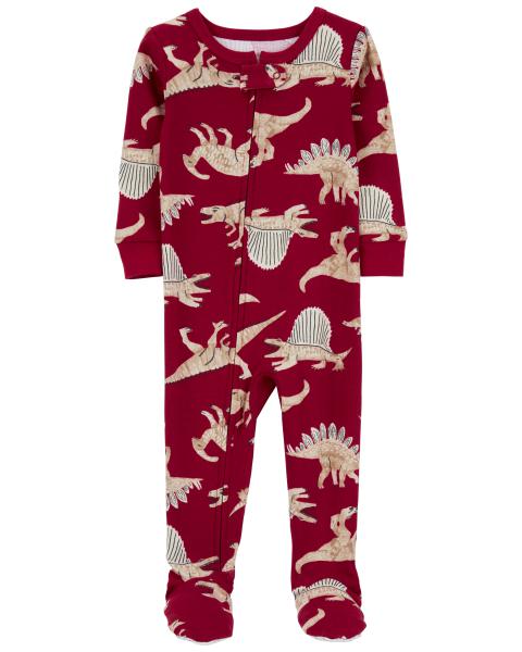 Carter's Toddler Baby 1-Piece Dinosaur 100% Snug Fit Cotton Footie Pajamas