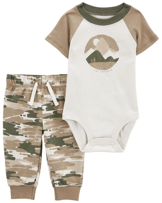 Carter's Baby 2-Piece Camo Bodysuit Pant Set